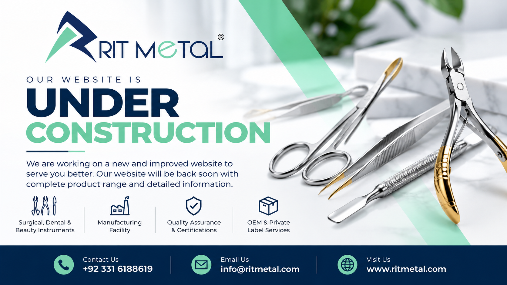 rit metal website under construction